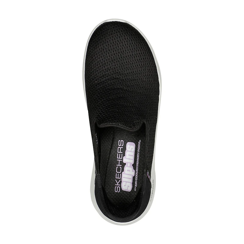 SKECHERS 124963 Slip-Ins Go Walk Flex BKW LADIES