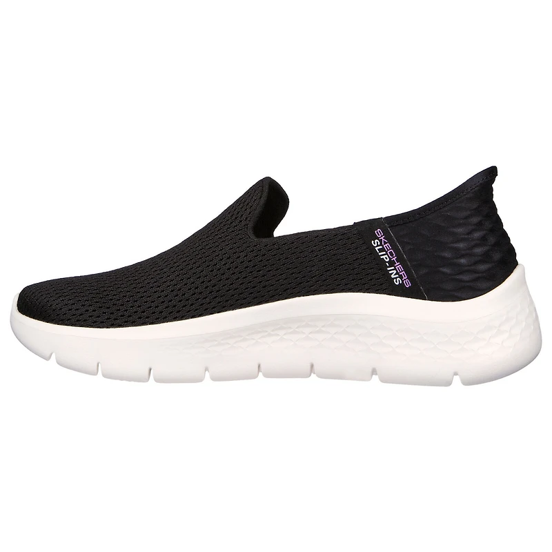 SKECHERS 124963 Slip-Ins Go Walk Flex BKW LADIES
