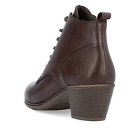 RIEKER Y2101-25 Lace Heel Bootie