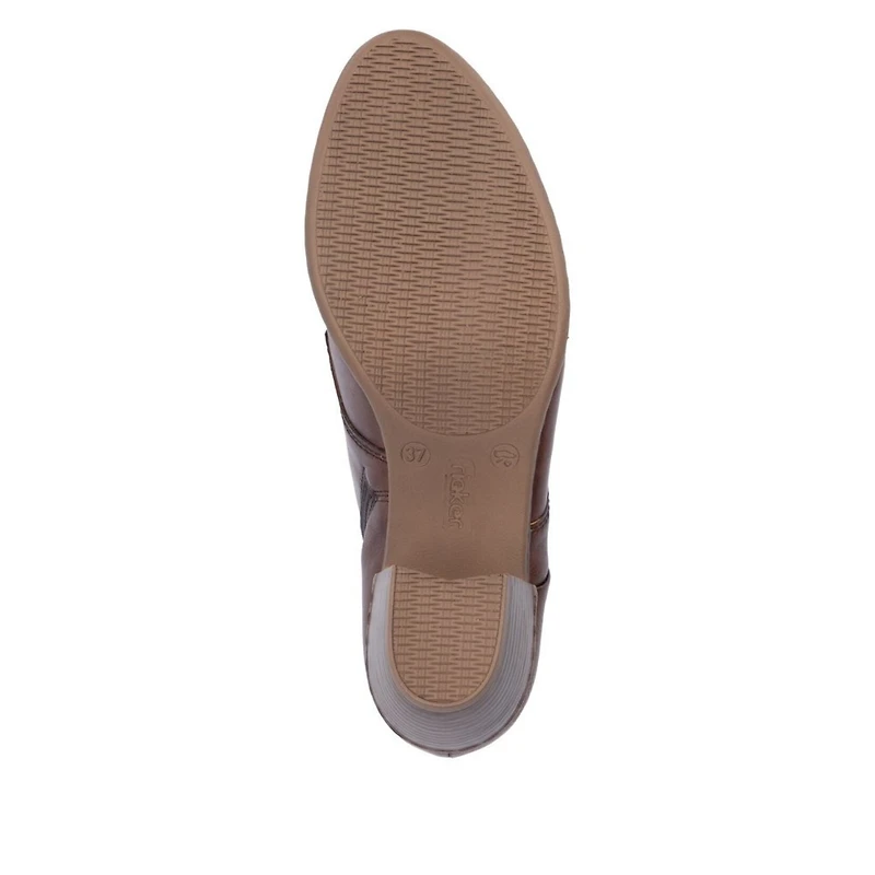 RIEKER Y2101-25 Lace Heel Bootie