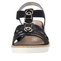 REMONTE R6264-00 Wedge Sandal (Strappy)