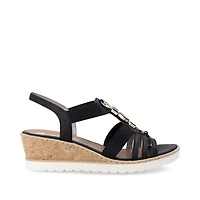 REMONTE R6264-00 Wedge Sandal (Strappy)