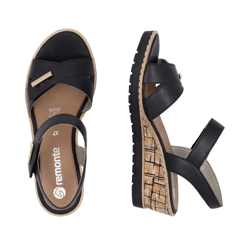 REMONTE R6266- Wedge Sandal (Velcro