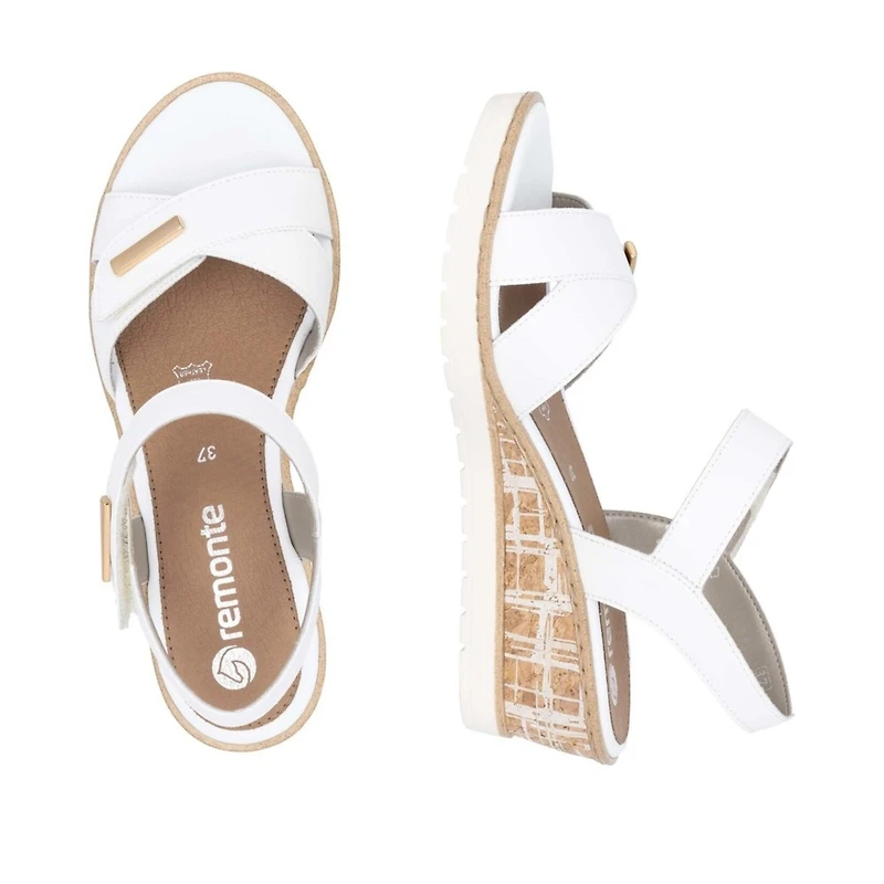 REMONTE R6266-80 Wedge Sandal (Velcro)