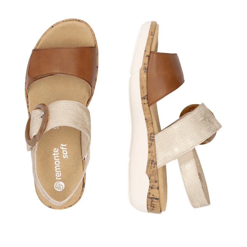 REMONTE R6853-90 Velcro Sandal (Big Buckle)