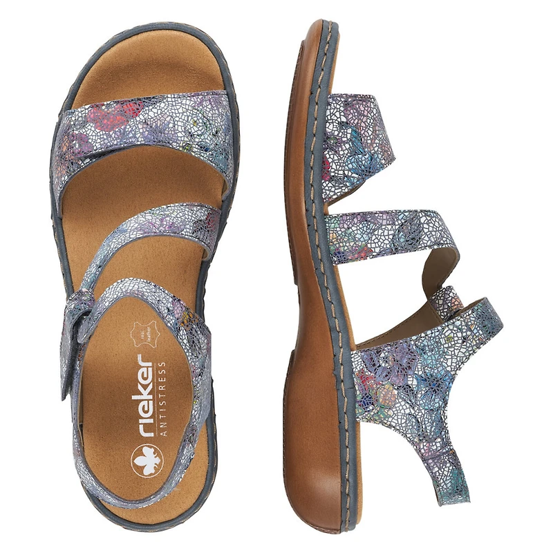 RIEKER 659C7-90 Velcro Sandal