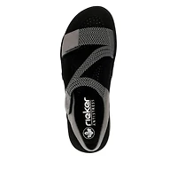 RIEKER 64870- Velcro Sandal (Thin Bands