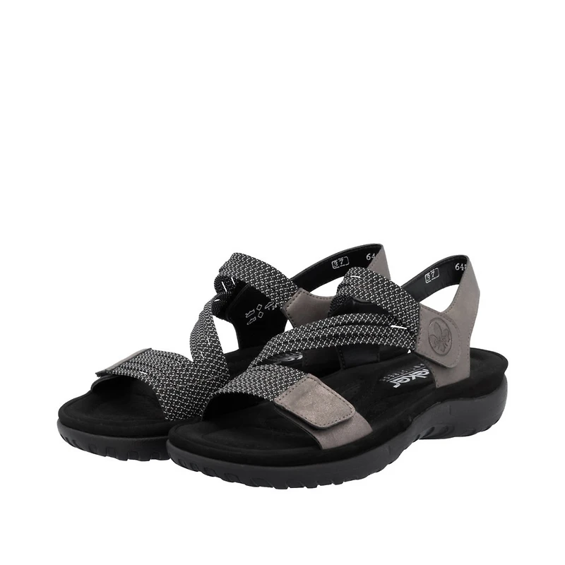 RIEKER 64870- Velcro Sandal (Thin Bands