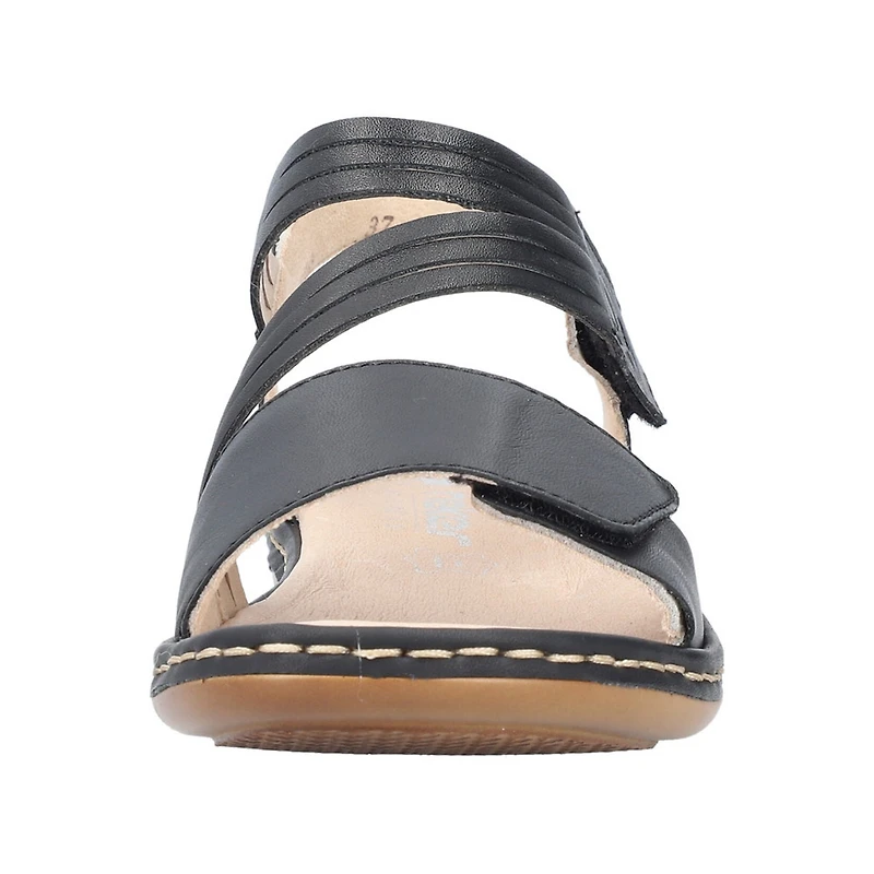 RIEKER 65964-00 Velcro Sandal (Thick Band)
