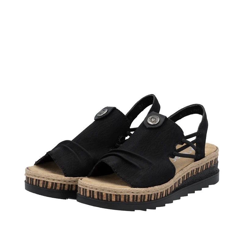 RIEKER V7972-00 Wrapped Sandal