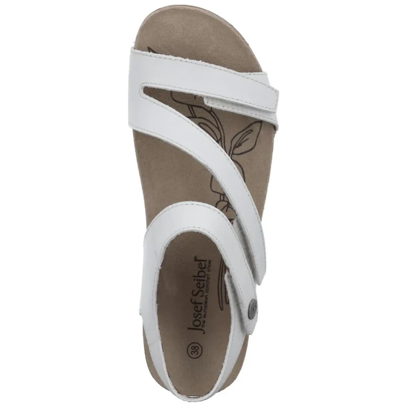 JOSEF SEIBEL Tonga 25 Bkstrap Velcro WHITE