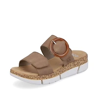 RIEKER V2392-62 Velcro Slide (Big Buckle)