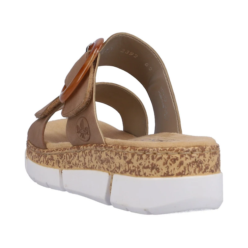 RIEKER V2392-62 Velcro Slide (Big Buckle)