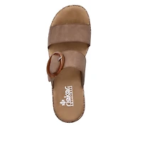 RIEKER V2392-62 Velcro Slide (Big Buckle)