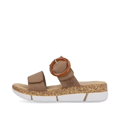 RIEKER V2392-62 Velcro Slide (Big Buckle)