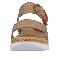 RIEKER V2392-62 Velcro Slide (Big Buckle)