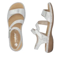 RIEKER 659C7-93 Velcro Sandal