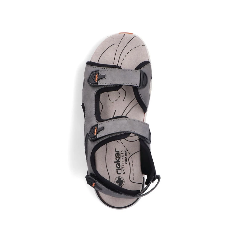 RIEKER 29151-42 Velcro Bk-Strap Sandal MENS