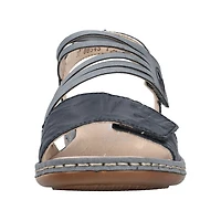 RIEKER 65964-12 Velcro Sandal (Thick Band)