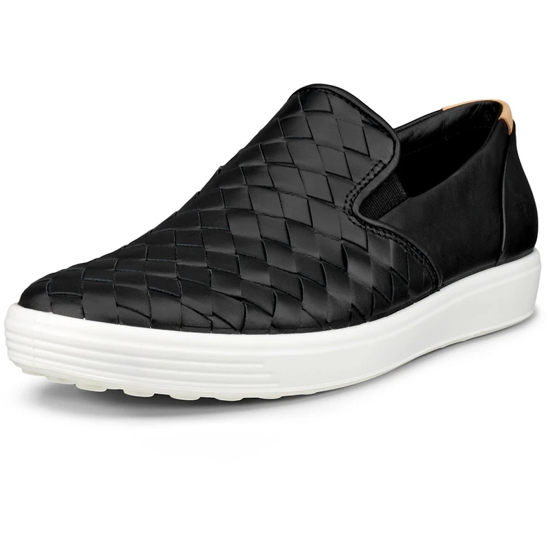 ECCO 470863-01001 Soft 7 W Woven Slip On 3.0