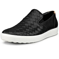 ECCO 470863-01001 Soft 7 W Woven Slip On 3.0