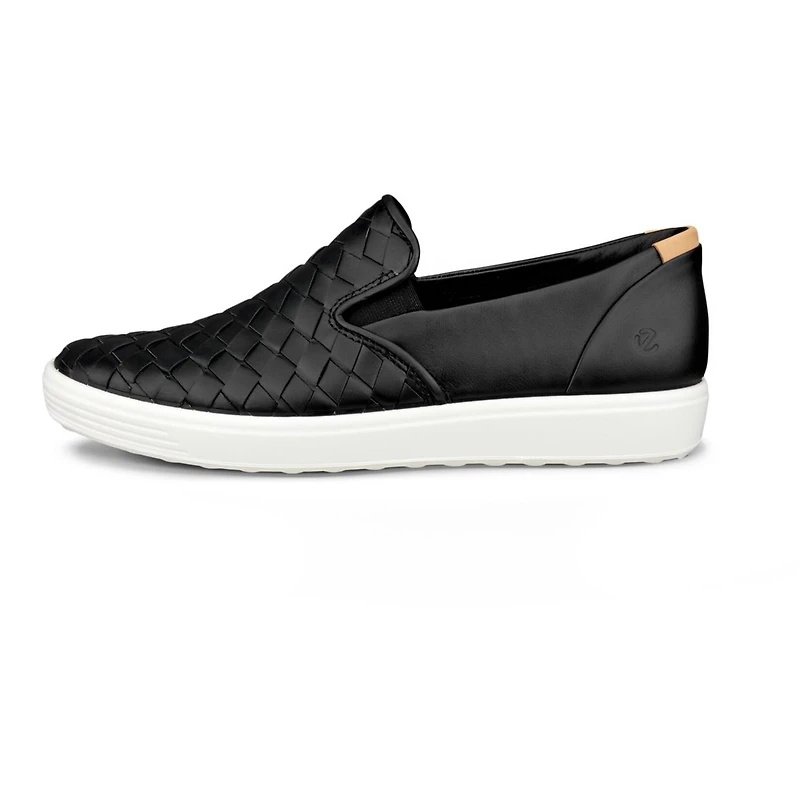 ECCO 470863-01001 Soft 7 W Woven Slip On 3.0