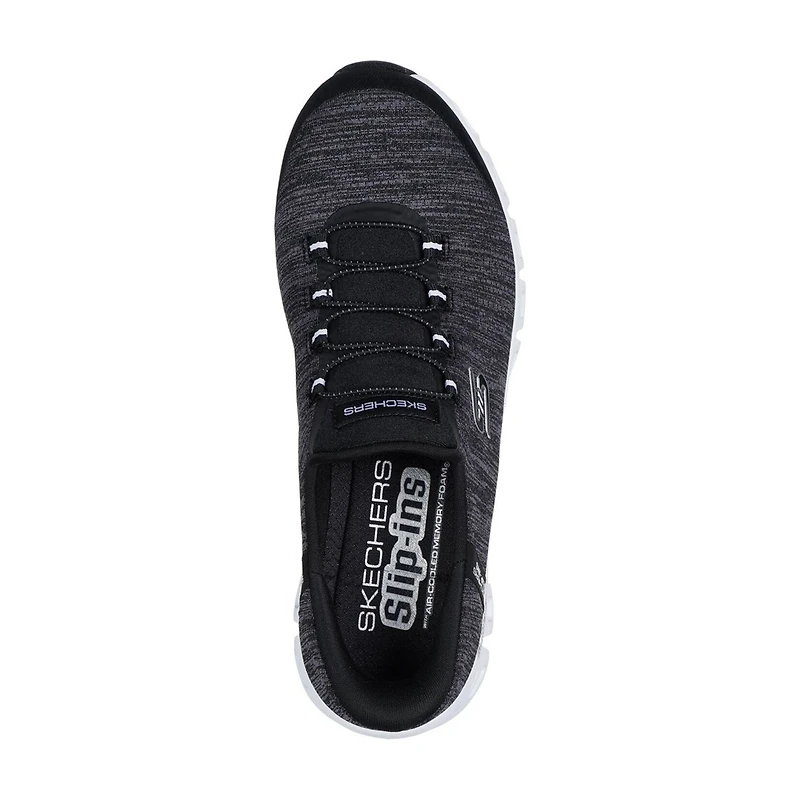 SKECHERS 104546 Glide Step BKW LADIES