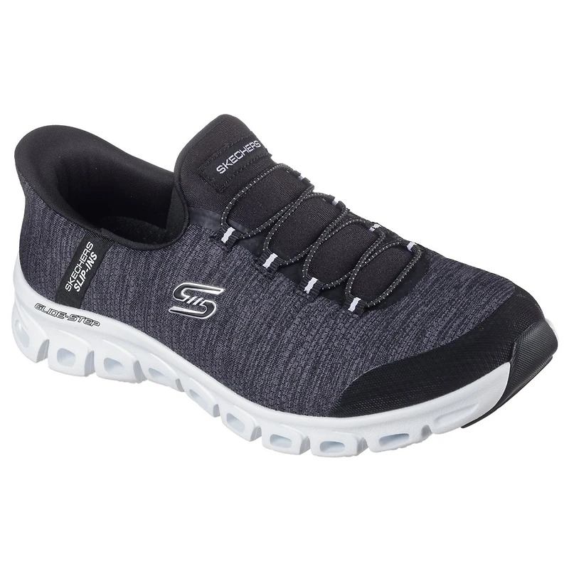 SKECHERS 104546 Glide Step BKW LADIES