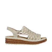 RIEKER 62741-60 Wrapped Sandal (Woven)