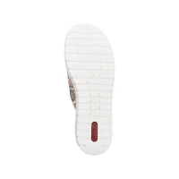 RIEKER V1395-62 Velcro Wedge Slide (Beads)