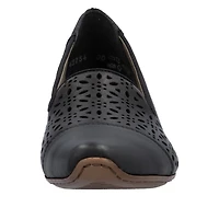 RIEKER 43754-00 Mirjam Covered Shoe (Perfs)