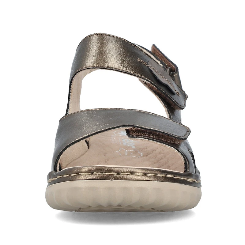 RIEKER 60462-90 Velcro Bk-Strap Sandal