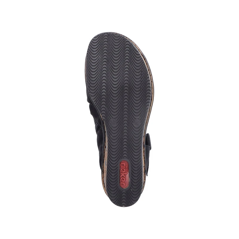 RIEKER 68191-00 Wrapped Gladiator Wedge