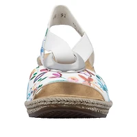 RIEKER 624H6-91 Wedge Sandal (Coin)