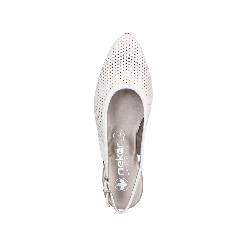 RIEKER 47066-80 Low-Heel Slingback