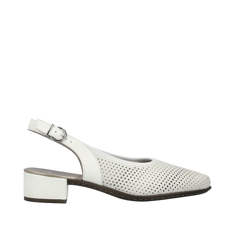 RIEKER 47066-80 Low-Heel Slingback