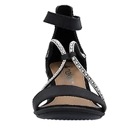 RIEKER 64654-00 Dress Strappy Sandal Low-Heel