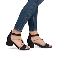RIEKER 64654-00 Dress Strappy Sandal Low-Heel
