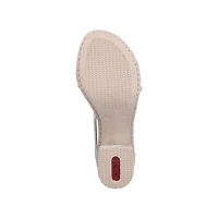 RIEKER 64654-40 Dress Strappy Sandal Low-Heel