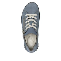 RIEKER 59000-10 Casual Lace-Zip Shoe