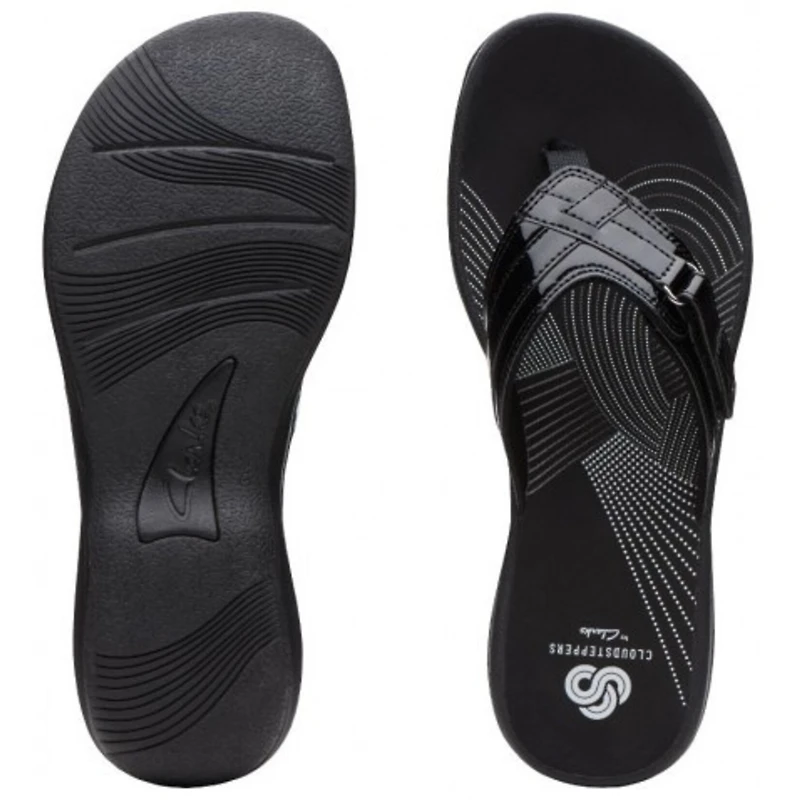 CLARKS Breeze Sea 26133671 BLK PATENT