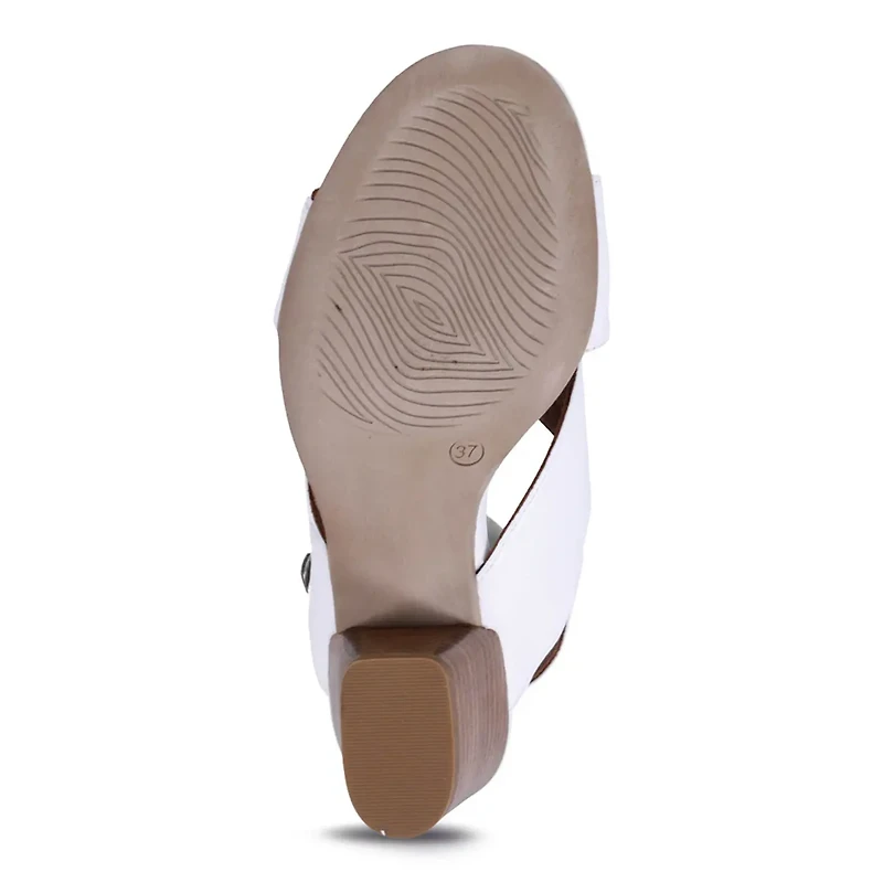BUENO Chloe Dress Sandal WHITE