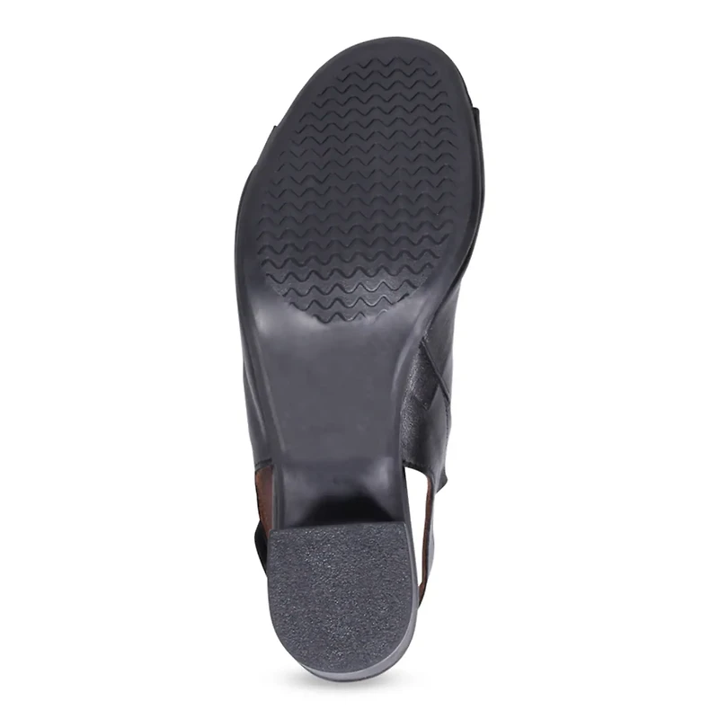 BUENO Rachel Covered Sandal BLACK