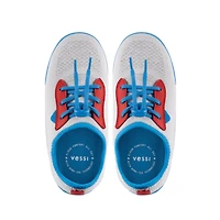 VESSI Kids Weekend Sneaker LIGHT GREY/VESSI BLUE