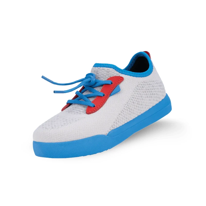 VESSI Kids Weekend Sneaker LIGHT GREY/VESSI BLUE