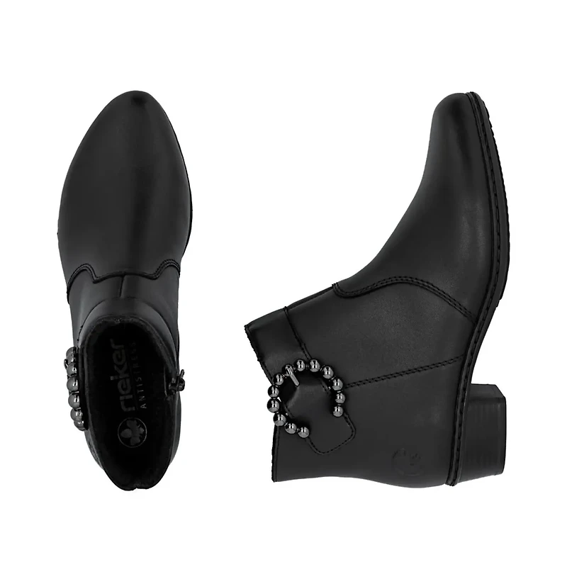 RIEKER Y0797-00 Ankle Bootie (Adornment)