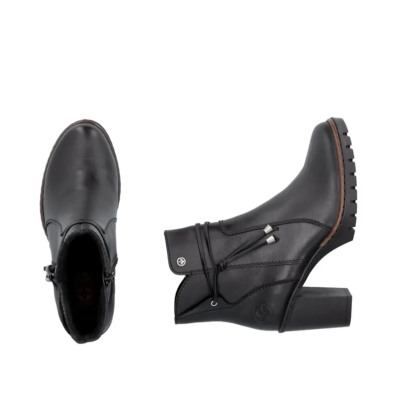 RIEKER Y2567-00 Heel Bootie (Tassel)