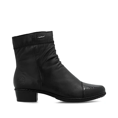 RIEKER Y0773-00 Ankle Bootie (Rouching)
