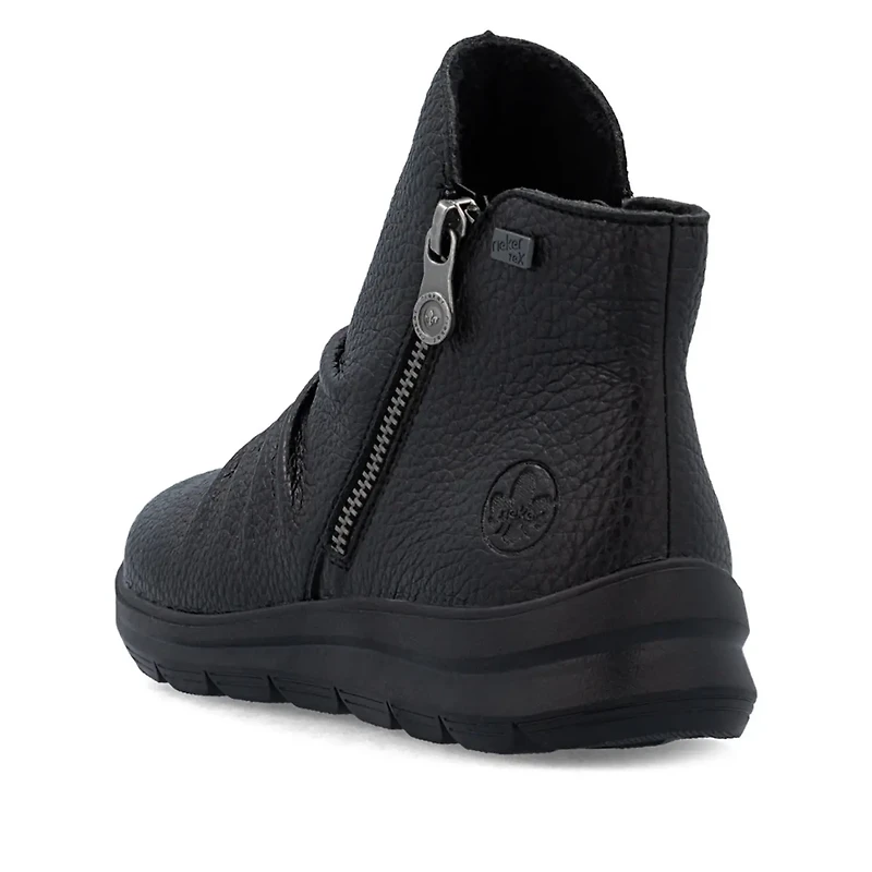 RIEKER Z0056-00 Double-Zip Bootie (Rouching)