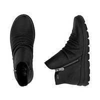 RIEKER Z0056-00 Double-Zip Bootie (Rouching)